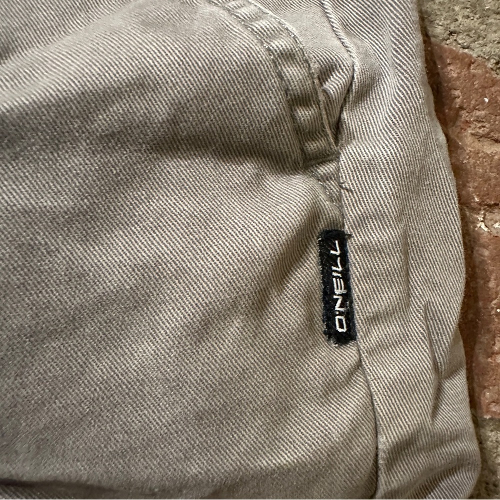 O'Neill Men's Tan Standard Fit Size 32 Flat Front Shorts Pockets - Picture 4 of 16